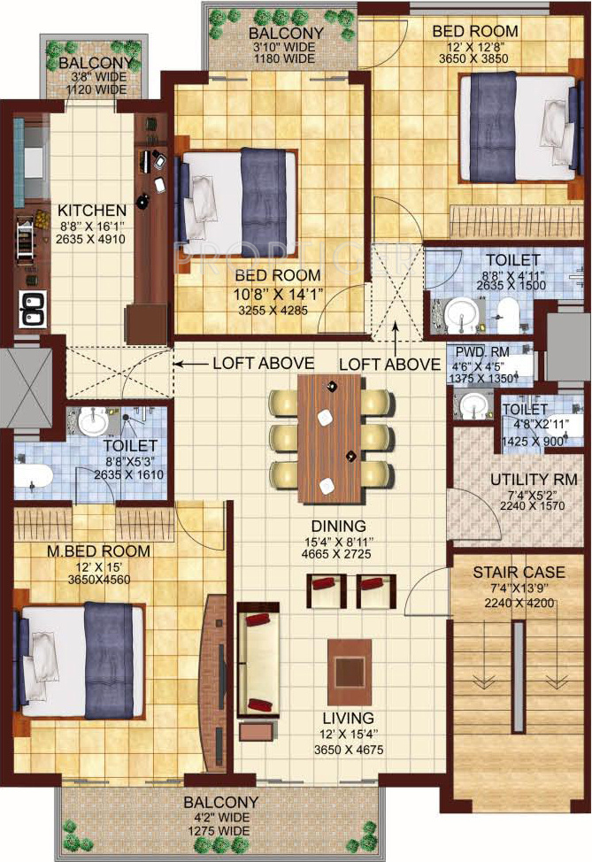 The Valley Gardens Floor plan